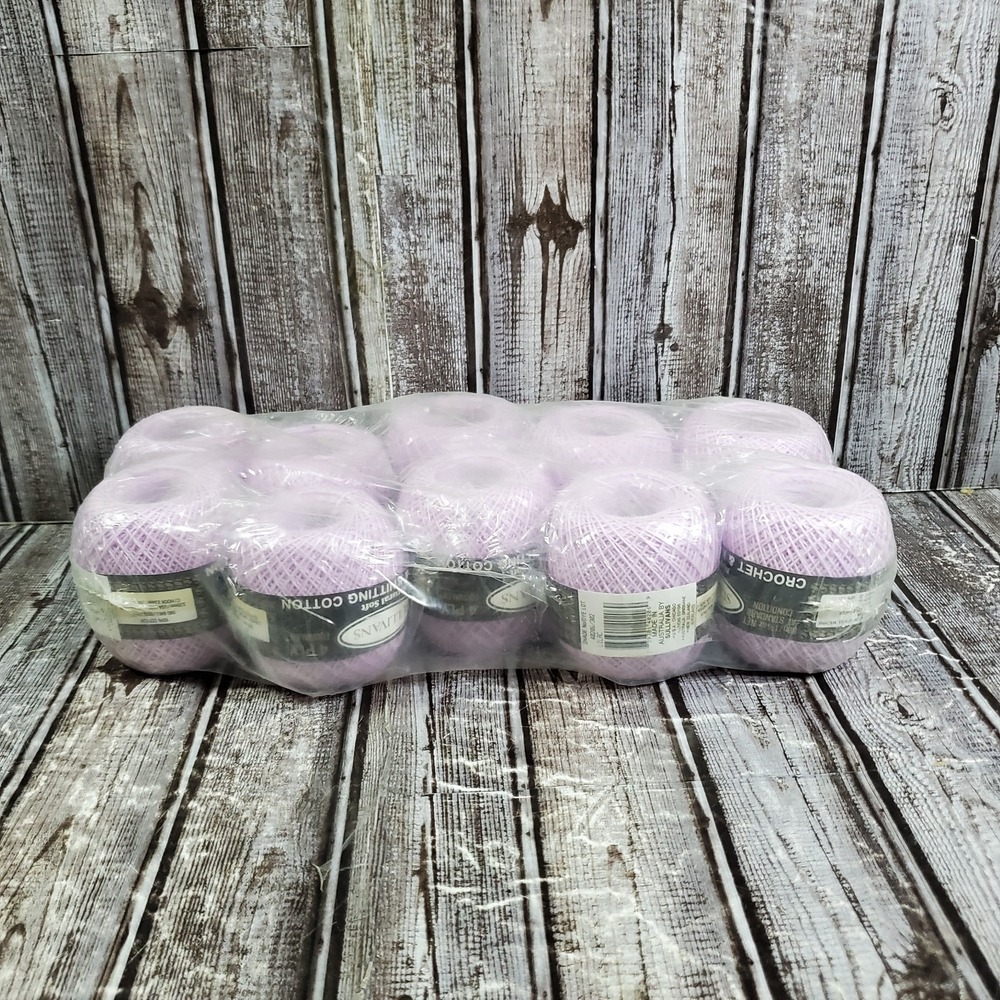 Sullivans Natural Soft 4 PLY Crochet Knitting Cotton Pack Of 50g Ball Lilac